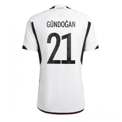 Echipament fotbal Germania Ilkay Gundogan #21 Tricou Acasa Mondial 2022 maneca scurta